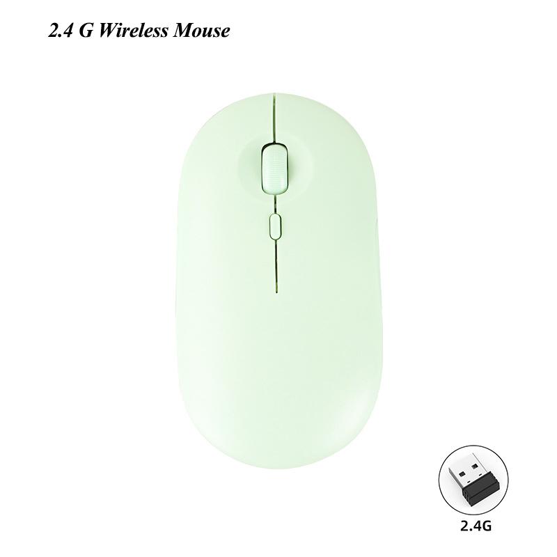 Rechargeable Wireless Mouse Bluetooth 2.4g Usb Mouse Ultra-thin Silent Gaming Mice For Ipad Macbook Tablet Computer Laptop Pc