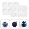 Blueberry-Shaped 6-Hole Silicone Mold for Cake and Dessert Baking