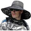 6 Inch Extra Wide Brim Sun Hat - Bucket Hat for Men and Women - Good for Fishing Hiking Garden Lawn Work Safari Camping Outdoors