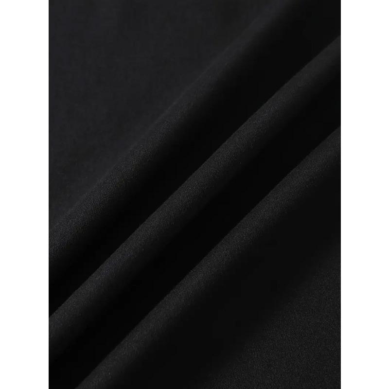 European Size Plus Size-Women'S Blessed Heart&Cross Print T-Shirt - Black with White Lettering&Golden Cross,Crew Neck Short Sleeve Valentine'S Day