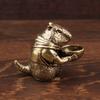 Messing Murmeltier Figur Retro Messing Capybara Statue Niedliche Kleine Tier Miniatur Desktop Ornament Heimdekor Charmante Dekoration