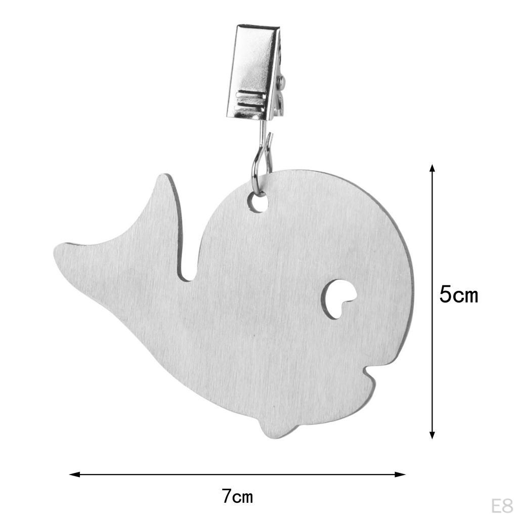 4 Clip with Pendants Drop Tablecloth Weights Picnic Covers