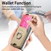 Magnetic Leather Wallet Phone Case with Card Holder Ring for Samsung Galaxy Z Fold 7 6 5 4 3 Fold7 Fold6 5G Detachable Cover