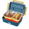 Caixa de Almoço Elétrica Portátil QD-Gotrays, Capacidade, Funcionalidade 3 em 1, Controlo de Temperatura de Zona Dupla, Base de Placa de Alumínio, Tanque Interior de Aço Inoxidável 304