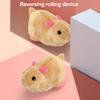 Electric Automatic Rolling Hamster Ball, Rolling Ball Toy with Plush Rabbit Inside, Simulation Animal Interactive Ball Toy, Gift for Toddlers