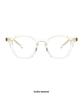 ROW 2DOT SQUARE EYEWEAR(CLEAR)
