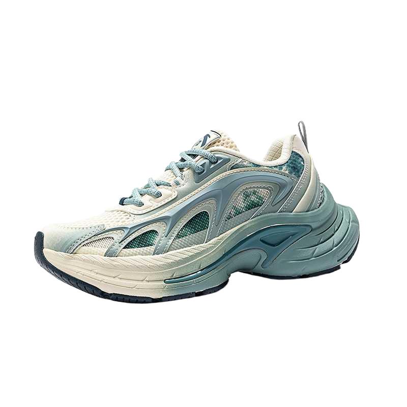 Anta Fuyao LT Textile, Synthetic Leather Cushioning, Wear Resistant Low Top Casual Shoes Women's 122528857R-2