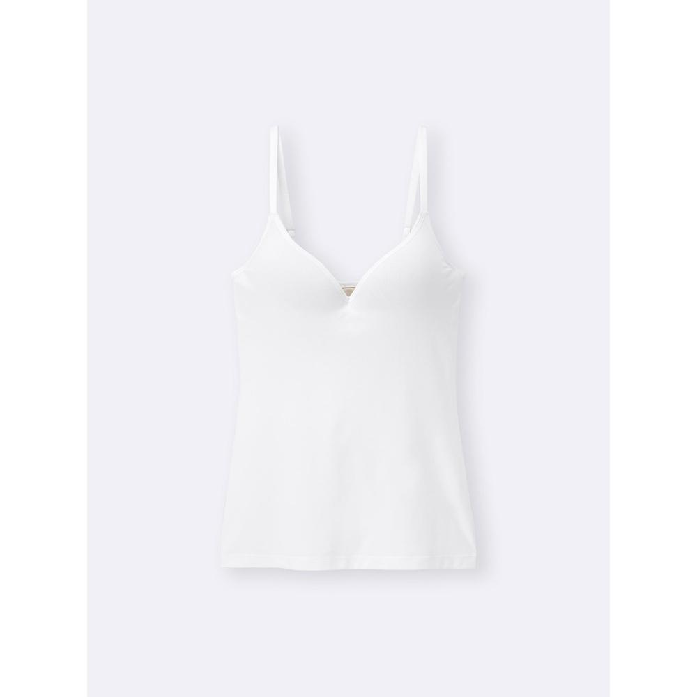 

Gu By Uniqlo Brafeel V Cut Camisole+e 01 OFF WHITE/XS