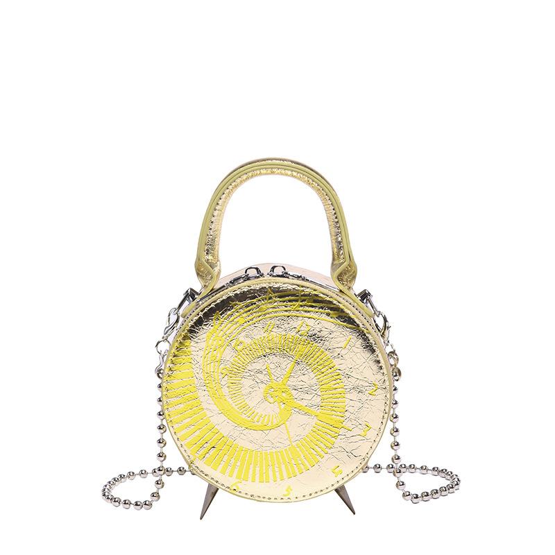 Personalized and creative watch small bag 2025 new Mori sweet girl niche versatile portable chain small round bag