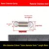 Stainless Steel Spring Hook for Microwave Oven Handle, Wire Diameter 0.6/0.7