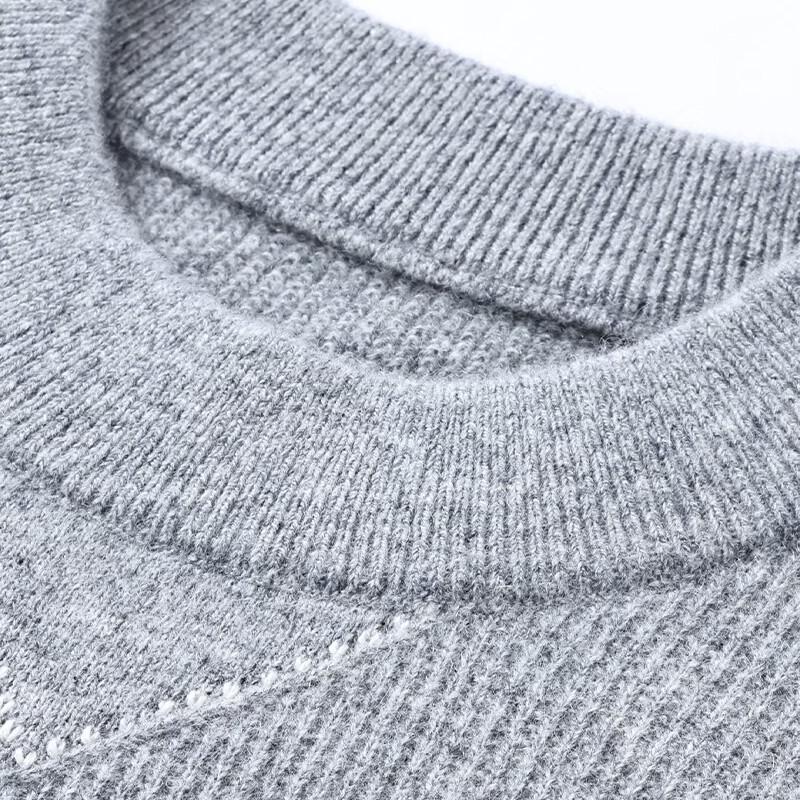 Pierre Cardin Men's 100% Cashmere Crew Neck Sweater