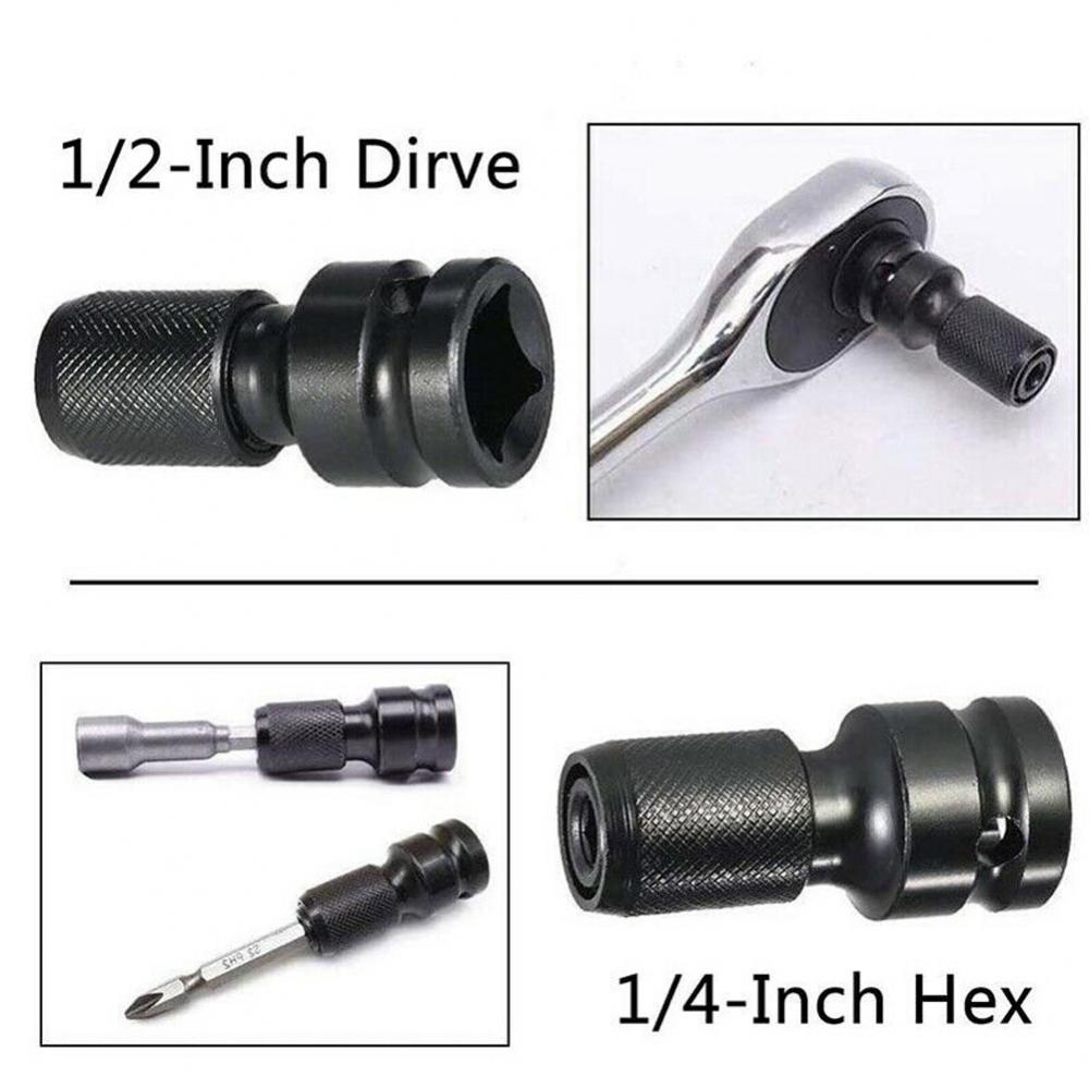 Ocket Chuck Converter Drill Set Shank 1/4in Adapter