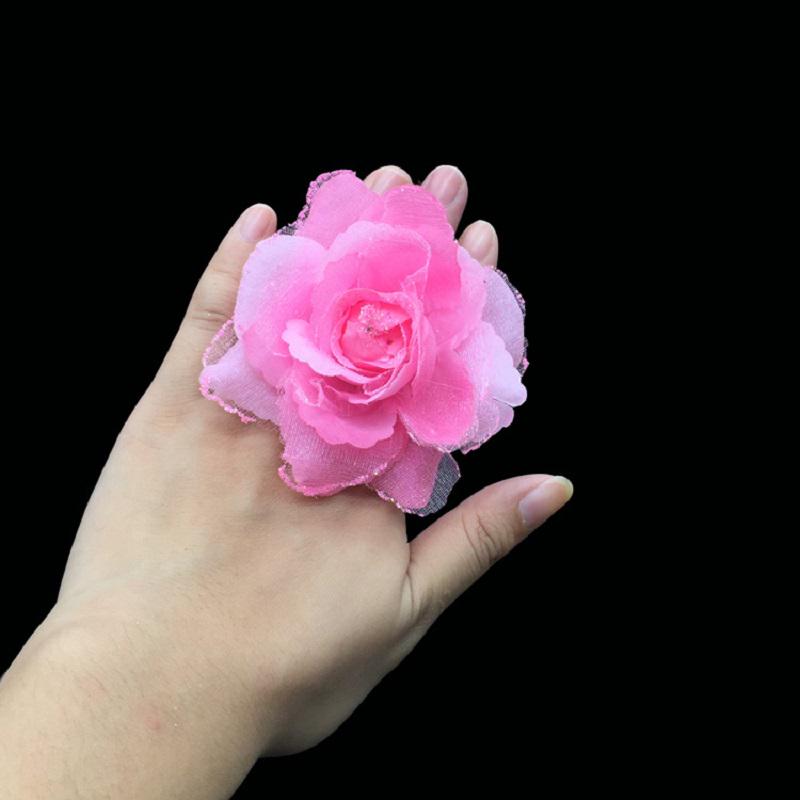 Children's Dance Performance Wristband and Head Flower Decorations