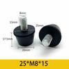 10Pcs Rubber Adjustable Feet Pad With Screw M6 M8 M10 Table Chair Balck Leveling Foot Pad Furniture Leg Anti-shock Protection