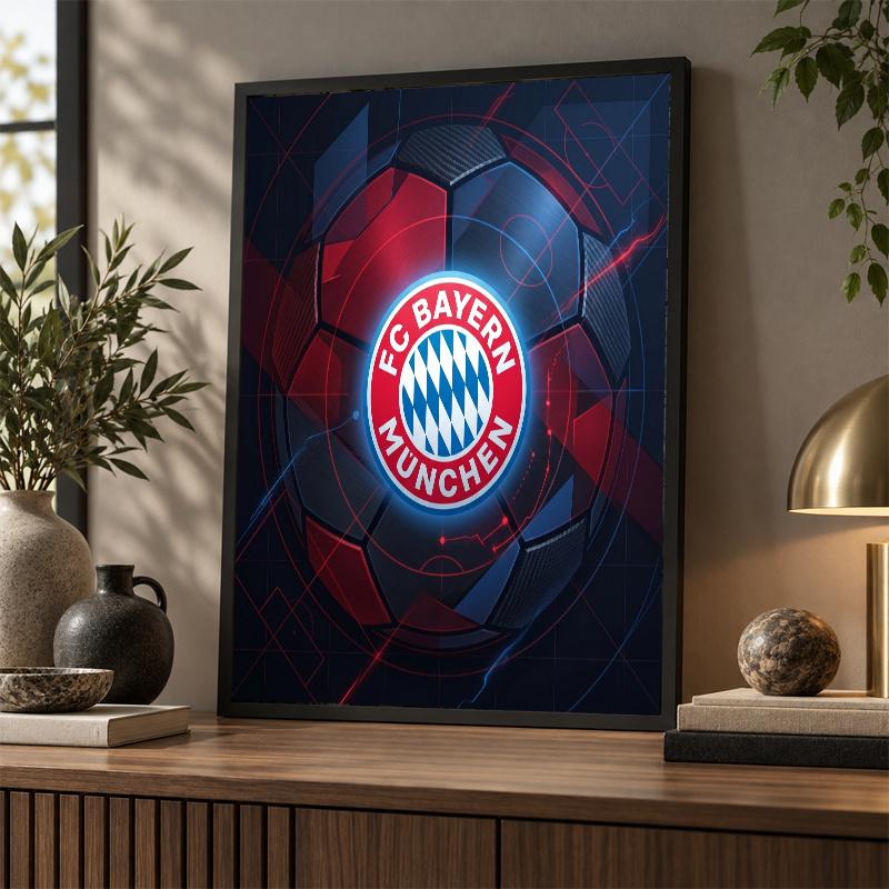 Bayern Munich Diamond Painting Kit 5D Full Drill DIY Diamond Mosaic Wall Art Home Decor