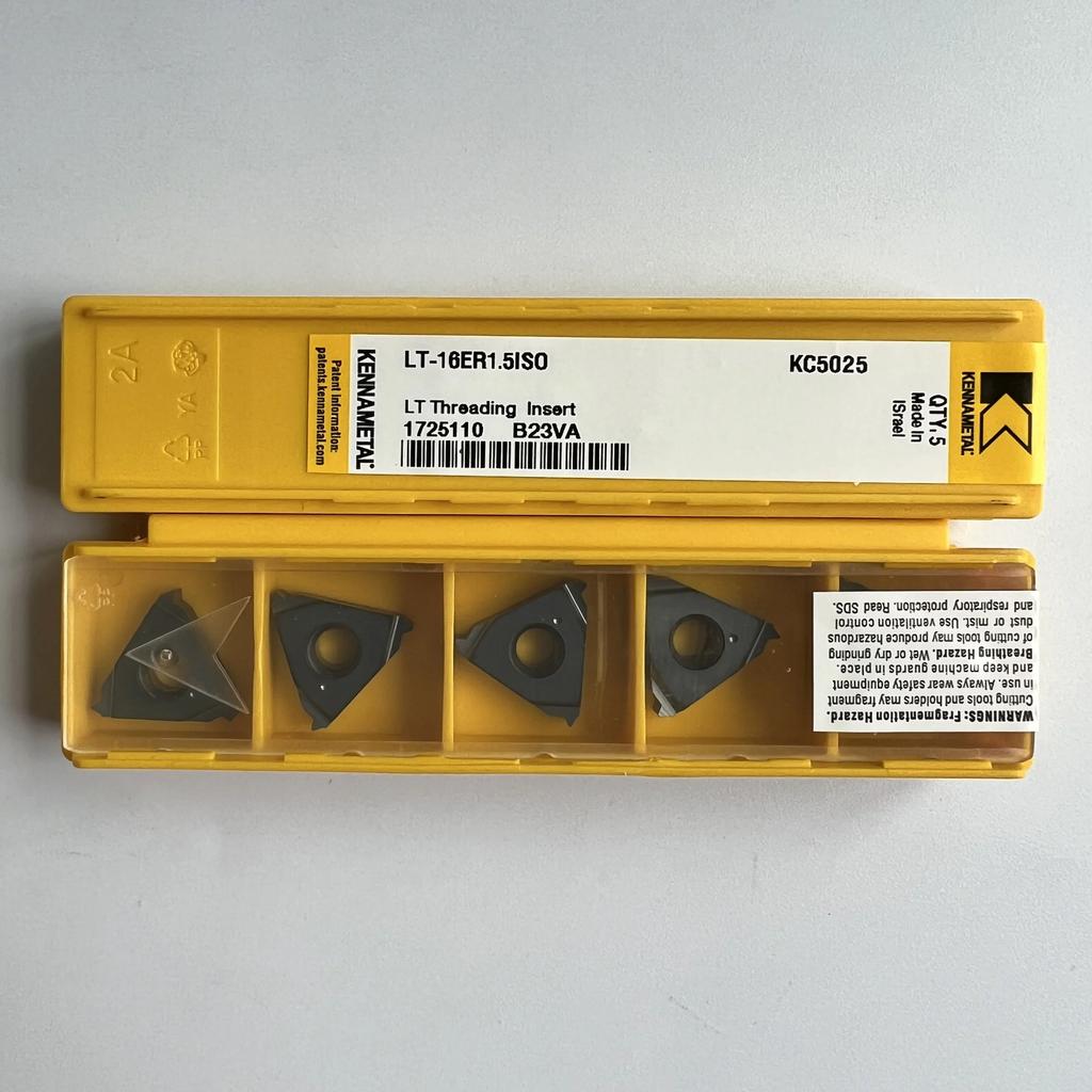 Original / LT-16ER1.5ISO KC5025  /  Industrial indexable Carbide Inserts 10 Pcs