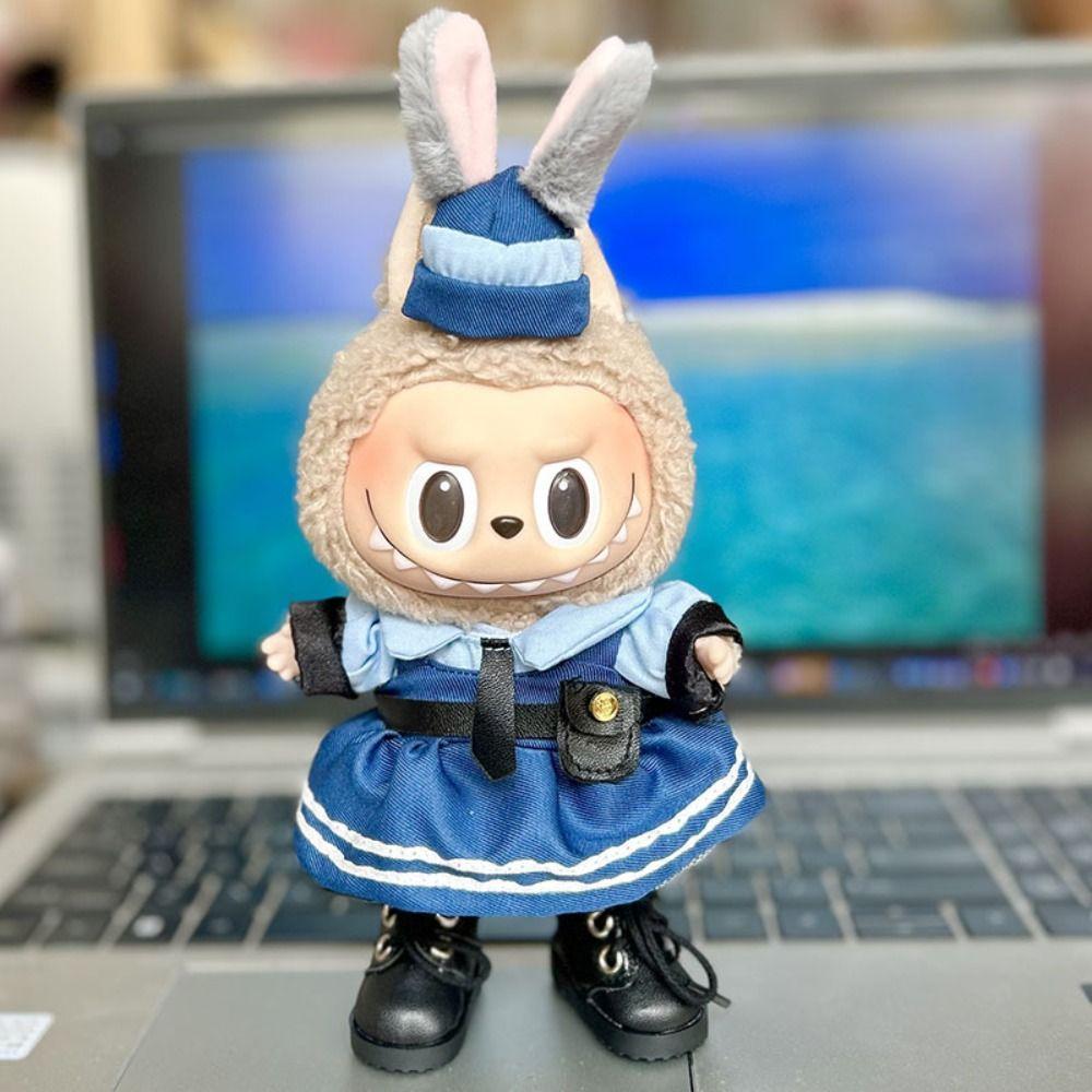 

Doll Shoes Labubu Canvas Doll Shoes PU Doll Clothes Shoe 17cm Labubu Pendant Style 4