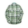 SWELLMOB Officer Plaid Shirts -Grn-