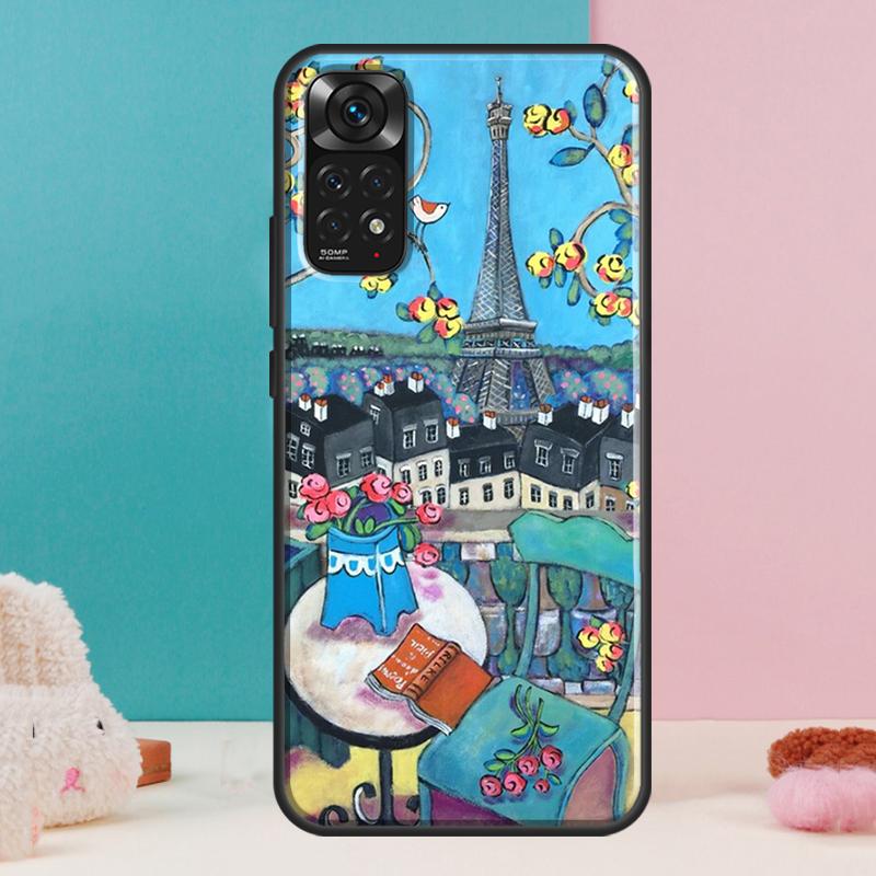 Eiffel Tower Paris Case For Xiaomi Redmi Note 14 12 11 9 10 13 Pro 9S 10S 11S 12S Redmi 13C 10C 12C 14C Cover