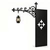 Wrought Iron Street Lamp Bookends Button Cell Battery Powered Bookmark Light  Study Room