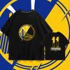 Warrior Thompson No. 11 Short-sleeved T-shirt Summer Men's and Women's Youth Trendy Basketball Sports Digital Printing Wide Half-sleeve