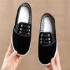 Fashion Woman Footwear Black Slip On Aesthetic Light Shoes for Women Korean Trends 2025 Walking Deals Y2k Fashion New In Vulcanized Shoe