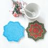 Silicone Jewelry Making Epoxy Mould Resin Casting Mold Decorative DIY Crystal Agate Coaster Mold Creative MandalaMug
