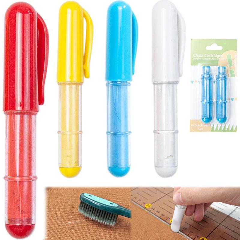 Fabric Chalk Erasable Fabric Pencils For Tailor Marking Clothing Patterns Patchwork Crafting Needlework Cut-free Sewing Tools