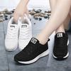 Light Women's Casual Sports Shoes Breathable Running Shoes Knitted Mesh Leisure Sneakers Walking Shoes