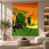 Decorative Tapestry,Adventure Time Cartoon Printed Wall Art, Lightweight Wall Hanging For Bedroom Background