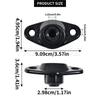 Für VW Transporter T4 Bus Van 1990-2003 Schiebetür Metall-Fangplatte Schwarz 701843637 Ersatz Auto Zubehör