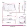 Transparent Engine Timing Gear Cover for Mitsubishi EVO 9 4G63