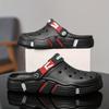 Men Casual Hole Shoes Summer Non Slip Beach Slippers Lightweight Breathable Sandals
