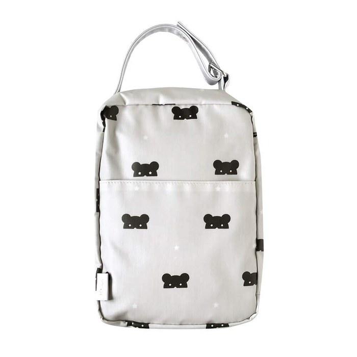10mois DiMoa One-Touch Diaper Pouch (with Flap) Bear Mask 1 pc (x 1) 19151012 Multicolor