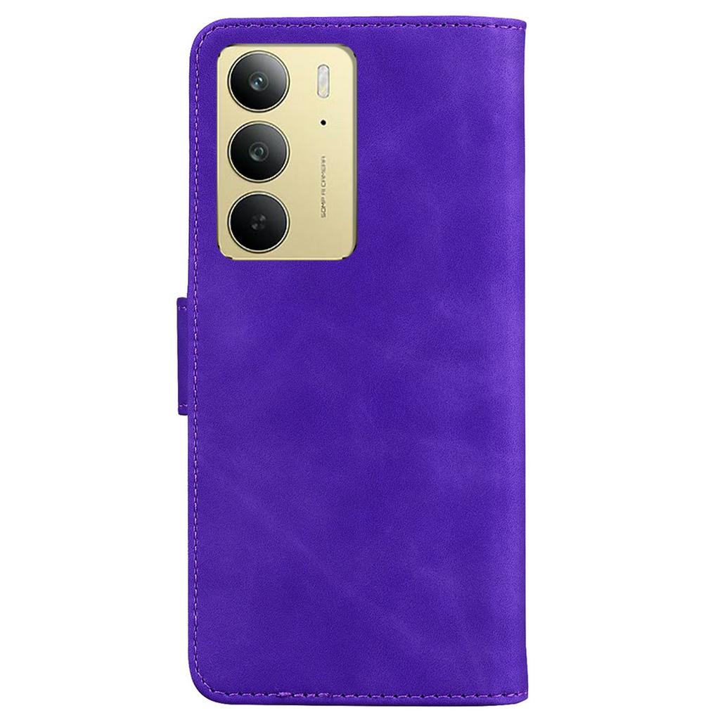 For Realme C75 4G Case Solid Color Leather Wallet Phone Cover
