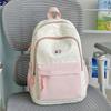 Schoolbag Japanese Candy Color Small Fresh Student Backpack New College Style Girl Versatile Schoolbag Large Capacity Backpack