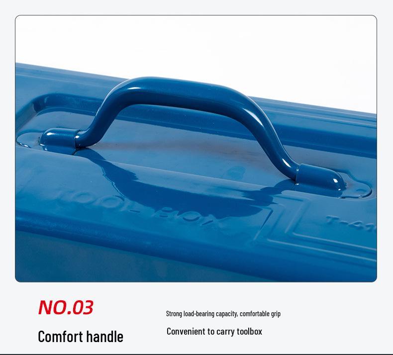 Industrial Grade Large Capacity Portable Toolbox with Multifunctional Storage for Automotive Repair