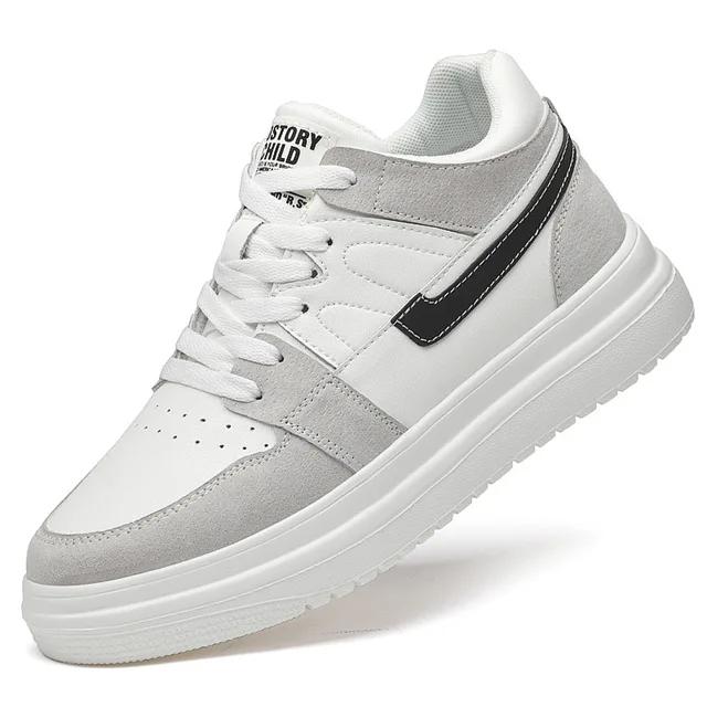 Sneakers Herren Schuhe mit Absatz Versteckte Absätze Atmungsaktive Schuhe zur Höhenvergrößerung für Herren Erhöhende Einlegesohle 8CM6CM Optionale Höhe Schuhe