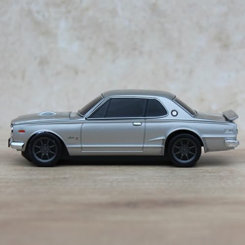 Wireless Bluetooth Mouse for Nissan Skyline 2000 GT-R Gunmetal Silver (also Known As Hakosuka)