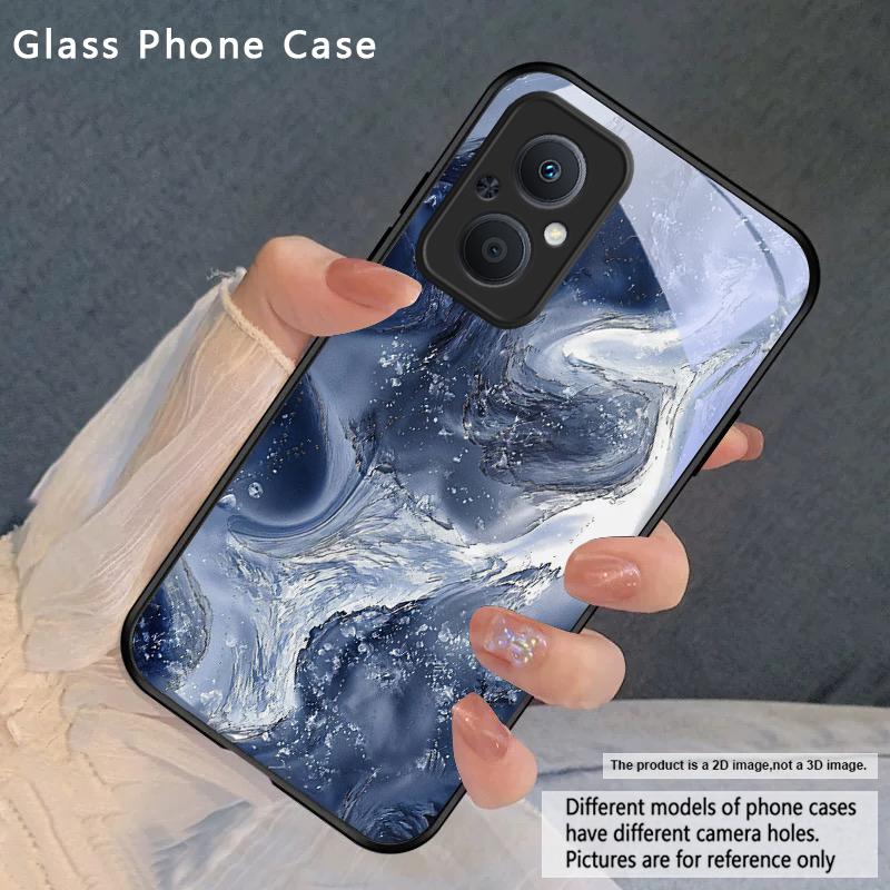 Sea storm small sailboat For OnePlus Nord CE 2T 2 3 Lite N20 N30 6T 7 7T 8 8T 9 10 Pro 11R 12R 13R Ace 2V 5 Pro Glass Phone Case