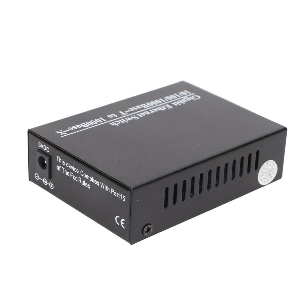 Fiber Transceiver Gigabit SFP To RJ45 Multifunctional Compatibility Optical Media Converter