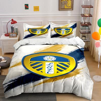 Leeds United Badge Pattern. Bedding Sets Duvet Cover Sets Duvet Covers Pillowcases(1 * Duvet Cover 2 * Pillowcases Without Duvet Insert)