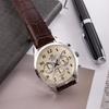 Casio EDIFICE Series Sapphire Mirror Business Waterproof Quartz Movement Leather Strap Japanese and Korean Watch Men's Watch White EFB-650L-7AVUPR