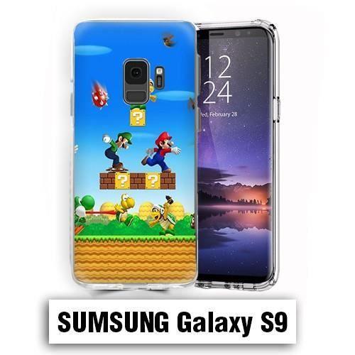Coque Samsung S9 Mario Bross jeu