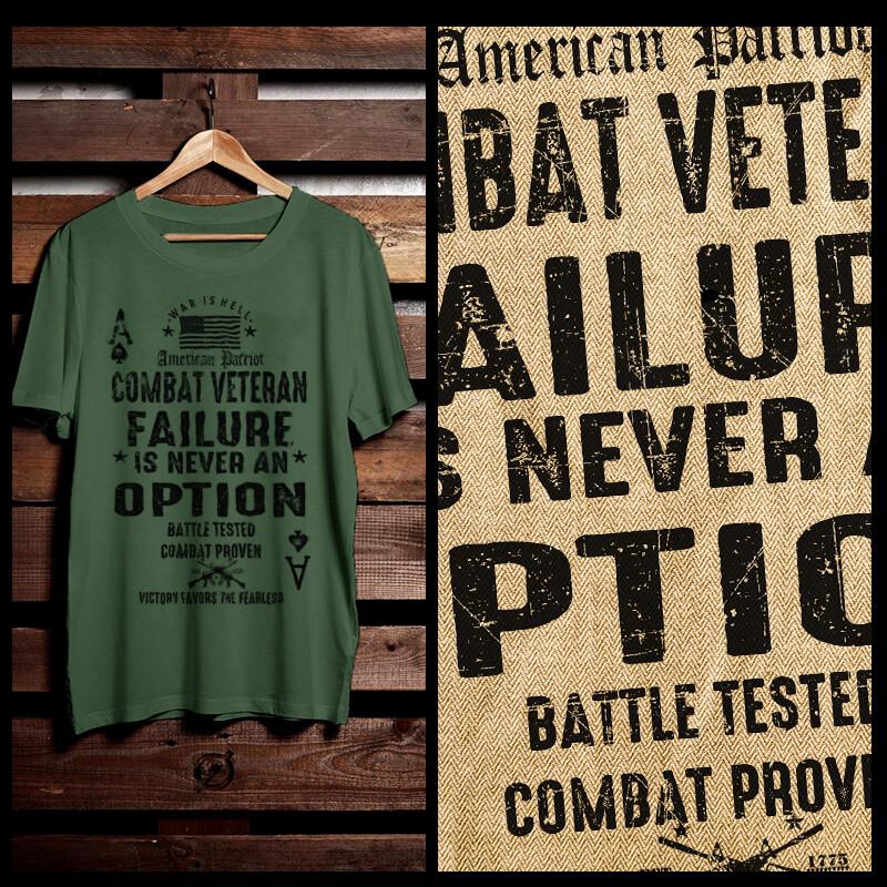Военный Ветеран Боевых Действий Пехотинец, Снайпер, Пулеметчик, Сапер, Минометчик Унисекс Футболка XXXL