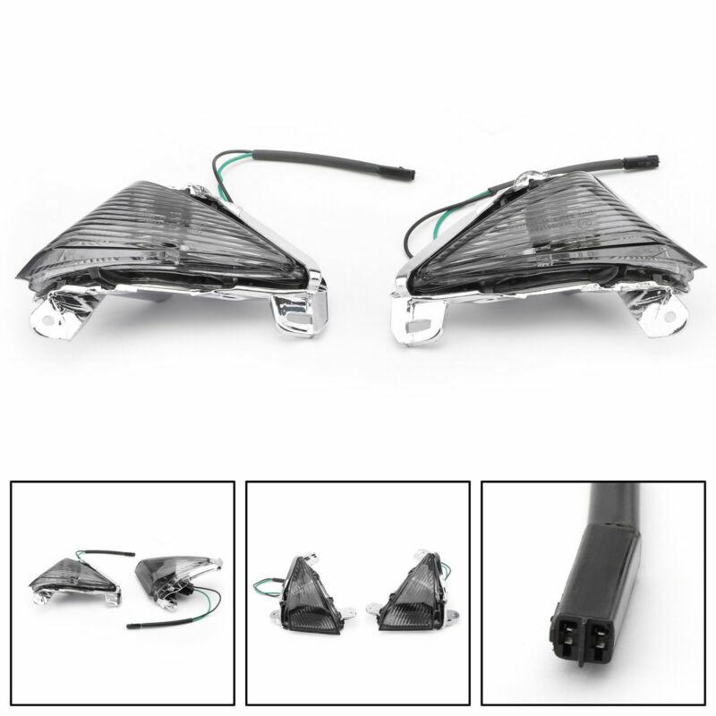 Front Turn Signals Lens For Kawasaki Ninja ZX6R ZX10R ZX14R EX650 ER-6N GTR1400
