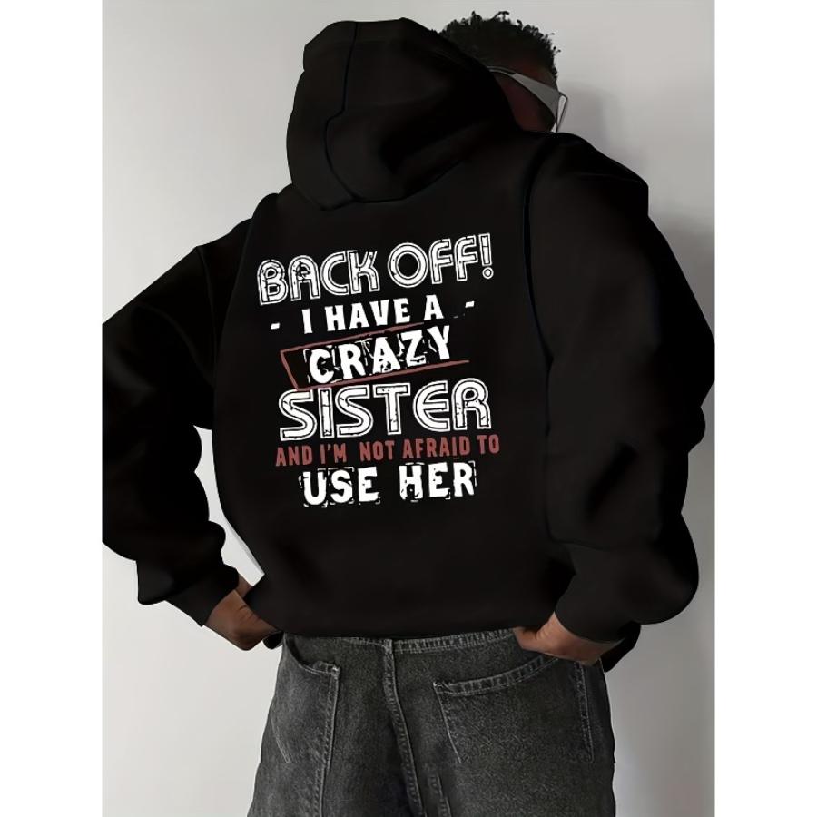 Trendy Graphic Print Men s Polyester Hooded Sweatshirt Drawstring Thermal Insulation XXL чёрный