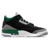 Air Jordan 3 Retro Pine Green Men Sneakers Black Cement-Grey White CT8532-030