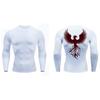 Graphic Athletic Quick Dry Compression Shirt for Men Gym Workout Running Tshirts Tees Tops Undershirt Baselayers Activewear