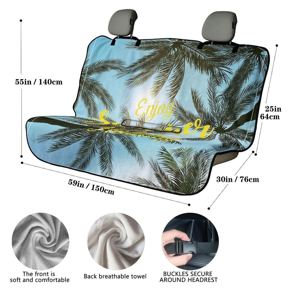 Universal Rear Car Seat Towel Cover & Protector for Gym and All Seasons